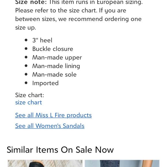 Miss L Fire NEW Black velvet with rose embroidery sling backs peeptoe size 38 - Picture 4 of 5